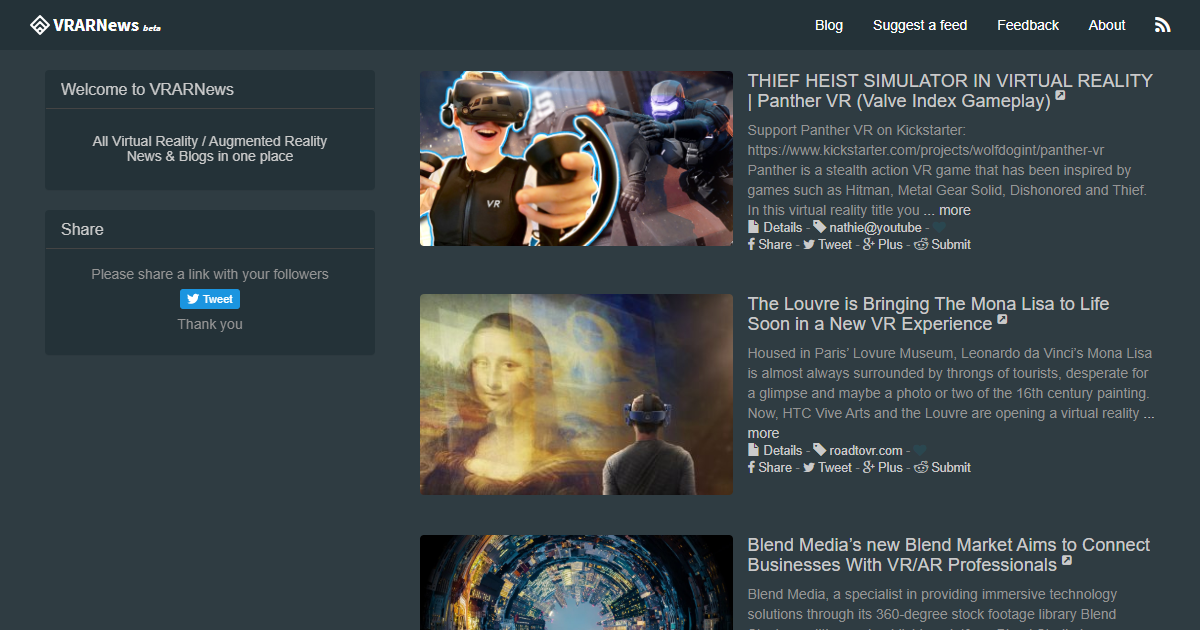 Vrarnews All Vr Ar News Blogs In One Place